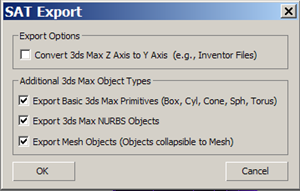 Revit : 3dsmax 2010 Connection Extension- SAT file export